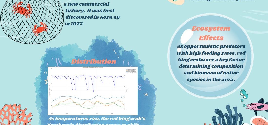 Poster entitled Red King Crabs Keep Their Cool as Ocean Temperatures Rise